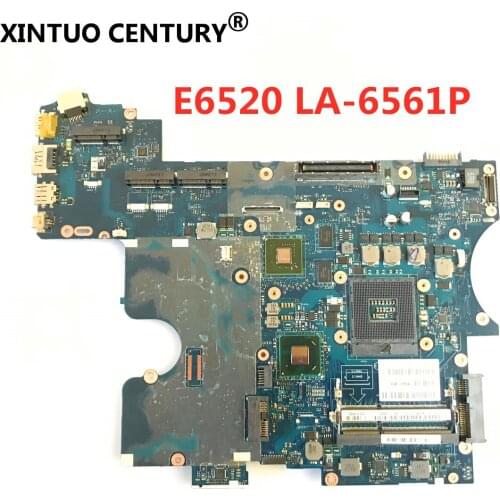 Dell Latitude E6520 Laptop Motherboard CN-0T5KFM 0T5KFM T5KFM PAL61 LA-6561P 100% working well