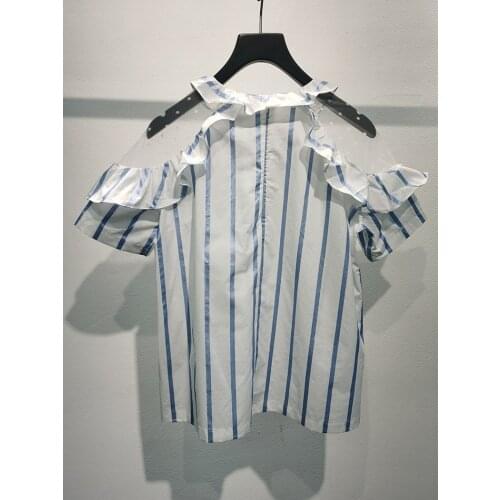 Блузки в полоску Maylis.me China At AliExpress