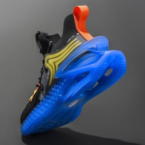 2021 Mesh Breathable Casual Sneakers Men Blade sole Running Shoes New Summer Outdoor Jogging Zapatillas High Quality Zapatos