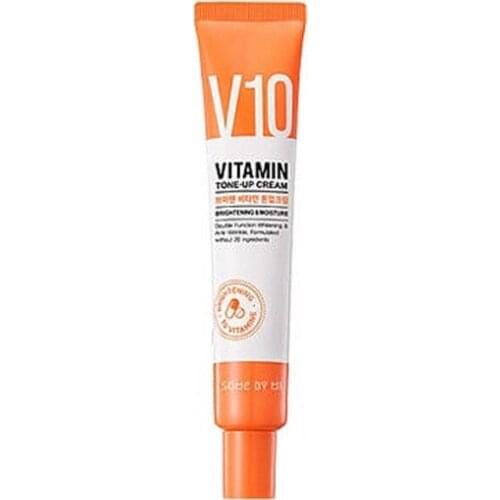 SOME BY MI V10 Vitamin Tone-Up Cream 50ml Vitamin Essence Cream Face Skin Whitening Moisturizer Essence Bomb Korea Cosmetics