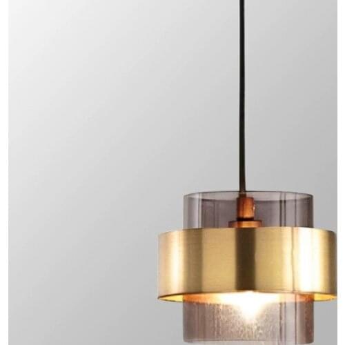 Nordic Glass Pendant Light Simple Modern Galss Hanging Lamp Bedroom Living Room Dining Room Bedside Pendant Light