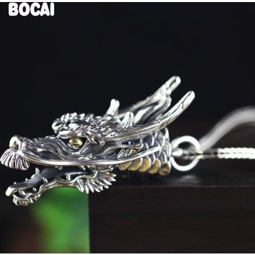 New S925 PURE silver jewelry personality mighty exquisite men faucet pendants Thai silver pendant for man