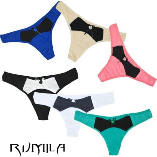 New Arrival Womens Fashion Sexy Cotton Soft Underwear Thong Panties Nightgown G-string 12pcs/Lot 87262