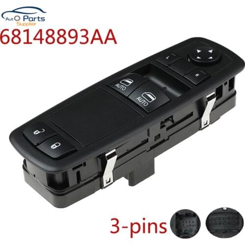 YAOPEI 68148893AA 68148893AB Car Door Driver Window Control Switch For 2013 2014 2015 2016 2017 2018 2019 Dodge Ram 1500 5.7 2