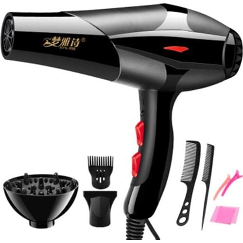 2000W Professional Hair Dryer Negative Ionic Blow Dryer Hot Cold Wind Air Brush Hairdryer Strong Power Dryer Salon Style Tool