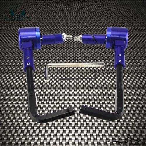 7/8" MOTORCYCLE PROGUARD SYSTEM BRAKE CLUTCH LEVERS PROTECT GUARD PROTECTORS Blue