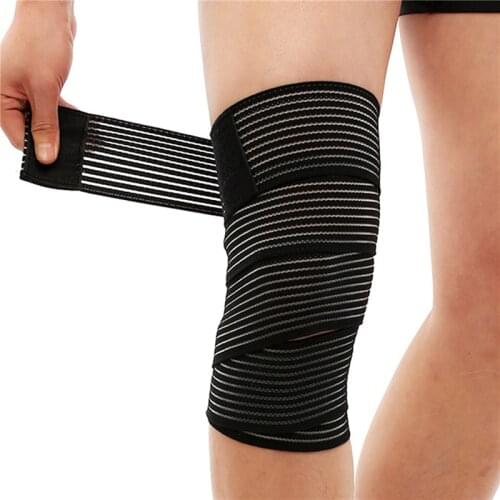 Sport Elastic Magic Tapes Knee Wrap Compression Bandage Brace Support For Legs Wrist Knee Ankle Elbow Calf Arm
