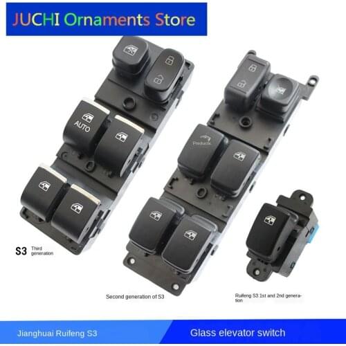 Applicable to Jianghuai Ruifeng S3 Glass Lifter Switch One Two Three Generation Front Left Door Power Window Switch Assembly