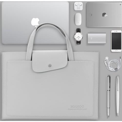 Computer bag brief case 15.6 inch Laptop bags for women Luxury handbags women bags designer PU Leather Document bag Briefcases