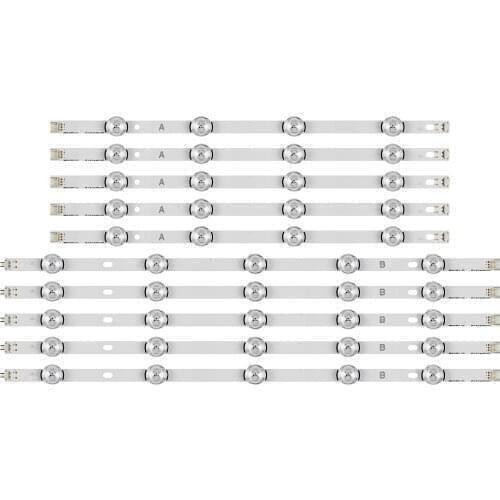 10 PCS/set LED backlgith strip for LG Innotek DRT 3.0 49 A/B 49LB5500 49LB563U-ZT LC490DUE-MGA6 6916L-1788A 6916L-1789A