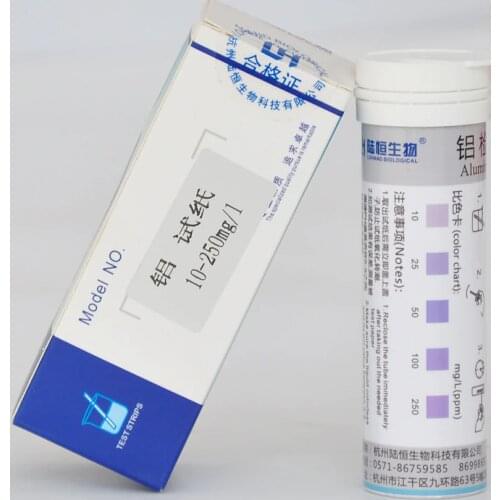 Test strip test strip test paper kit for aluminium test