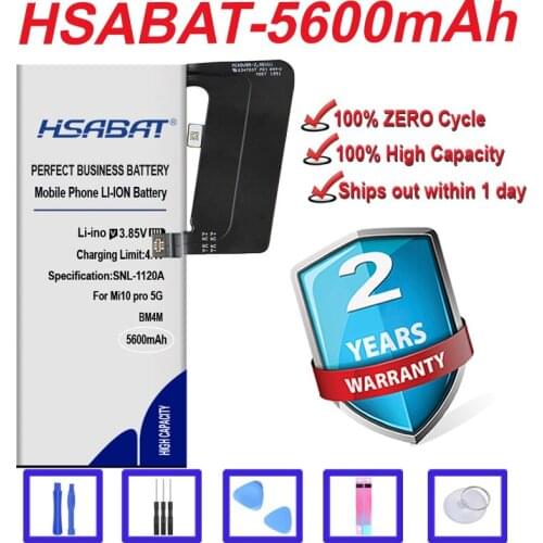Top Brand 100% New 5000mAh-5200mAh BM4N BM4M Battery for Xiaomi 10 Mi10 pro M10 Mi10pro in stock