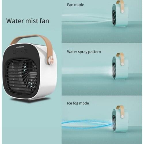 Humidification Air Conditioner Desktop Spray Portable Air Cooler Household Silent Mini Air Conditioning Fan