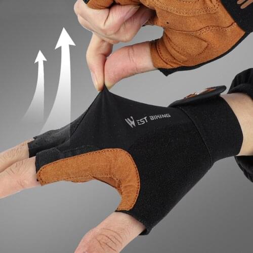 Half-finger Cycling Gloves Anti-slip Breathable Men Women Gloves Anti-shock MTB Bike Bicycle Motorcycle Gloves
