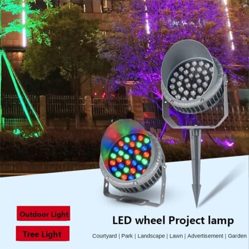 Colorful Tree Light Garden Lights Outdoor Decoration Lights Outdoor Landscape Lighting LED Ip65 Waterproof Light 18W 36W Lamps