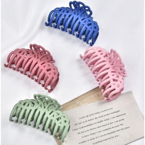 New Fashion Geometric Large Hair Claw For Women Hair Crab Clamp Hair Accessories For Women Headwear Hairpin