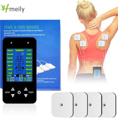15 Modes Unit Electroestimulador Compex Professional Tens EMS Machine Eletric Muscle Stimulation Physiotherapy Body Massage Pads