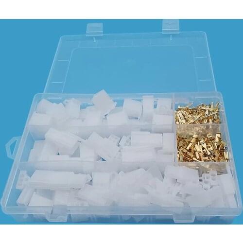 380Pcs 2.8mm Male Plug Female Jack 2P 3P 4P 6Pin Housing Pin Header Crimp Terminal Wire Connector for Car Bike Boat Motorcycle