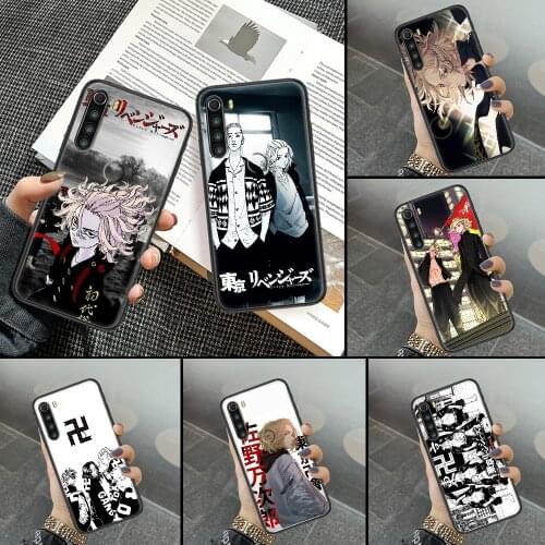 Tokyo Revengers Phone case For Xiaomi Redmi Note 7 7A 8 8T 9 9A 9S 10 K30 Pro Ultra black pretty Etui art cover painting funda