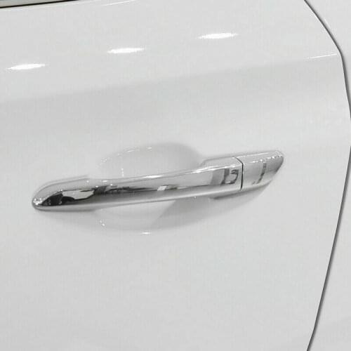 For Hyundai Tucson 2016 2017 2018 2019 Chrome Side Door Handle Cover Trim ONE keyhole 8pcs