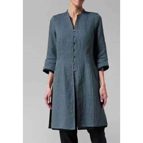 EAEOVNI Gray Blouses