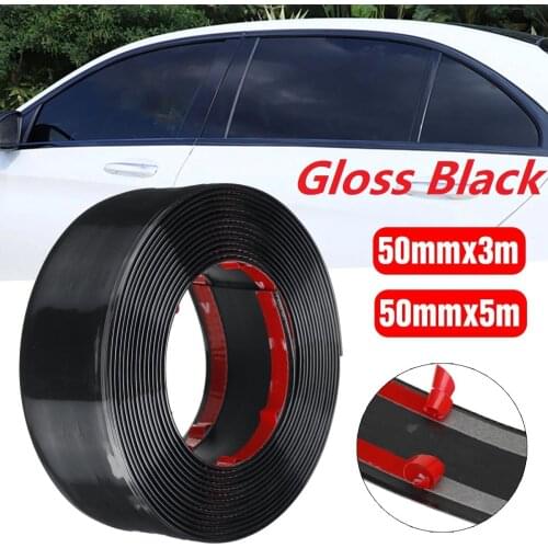 Gloss Black Car Body Molding Trim Roof Grille Window Side Mirror Trim Strip Moulding Styling Trimming For Toyota/Honda/Nissan