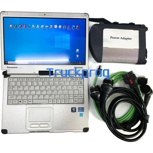 Ready to use For Benz MB STAR C4 Multiplexer SD Connect C4 MB SD C4 xentry das wis epc truck diagnostic tool+CF C2 LAPTOP