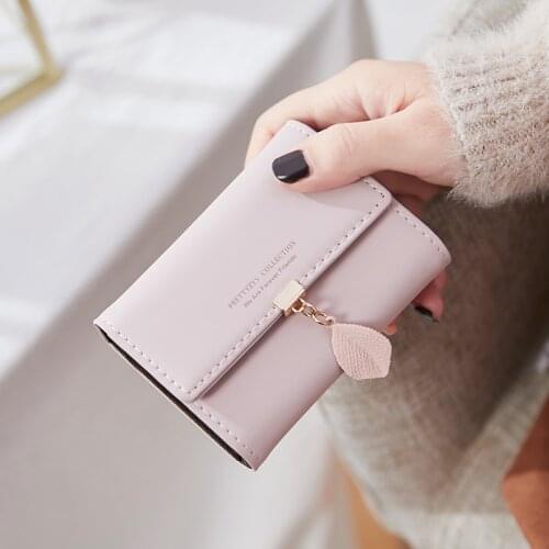 Luxury Brand Wallet for Woman 2020 PU Leather Short Women Wallet Coin Purse Hasp Small Women Purse Card Holder carteira feminina
