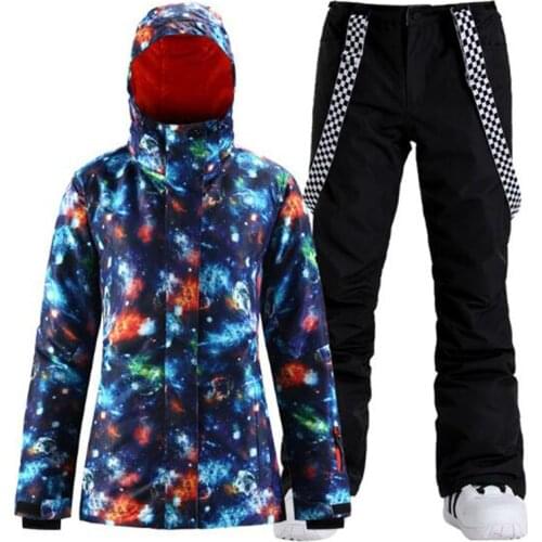 Skiing Jacket Women Ski Suit Waterproof Windproof Breathable Snowboarding Female Jackets