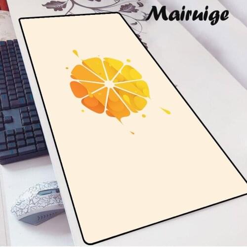 Mairuige Fruit Orange Mouse Pad Computer Decoration XXL Gamer PC Laptop Keyboard Carpet Desk Mat Cute Cartoons Art Mousepad Rug