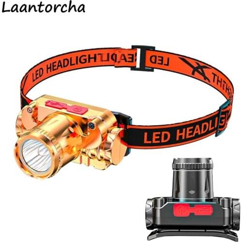 Night Fishing Headlamps Portable Ultra Bright Led Headlamp USB Rechargeable Headlight Head Torch Flashlight Camping Head lamp