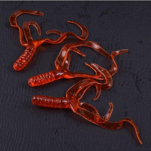 Fishing Lure soft bait 85mm Worms Artificial Silicone Fishing Lure Carp Bass Fishing Takcle