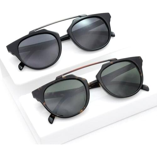 LONSY High Quality Cool Square Style Gradient Sunglasses UV400 Acetate Vintage Brand Design Sun Glasses Women Men Oculos De Sol