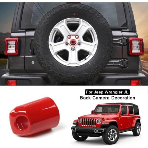 Tail Gate Rear Door Camera Bezel Decor Cover Trim Fit 2018-19 for Jeep Wrangler JL