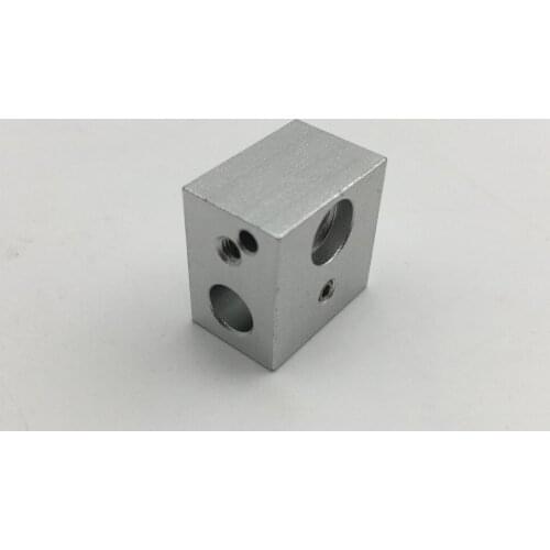 1PCS Wanhao MK9 Nozzle Block with set screw M6 Threaded For DIY Wanhao 3D printer
