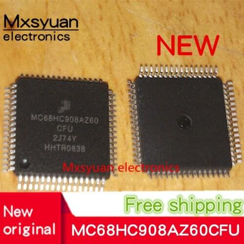 2pcs~10pcs/lot MC68HC908AZ60 MC68HC908AZ60CFU 2J74Y QFP-64 In Stock