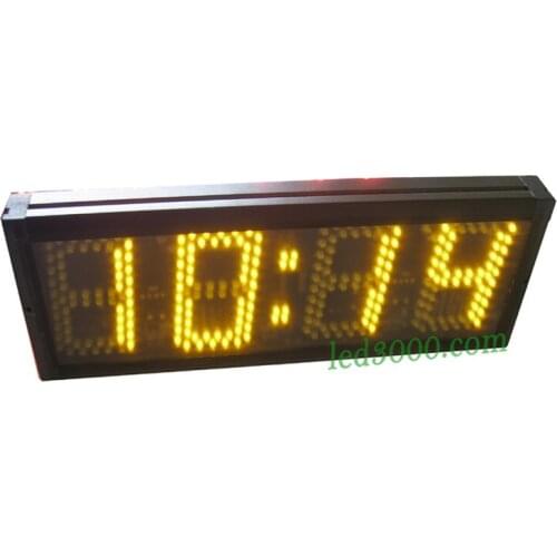 5inch amber color hours and minutes led clock(HST4-5A)