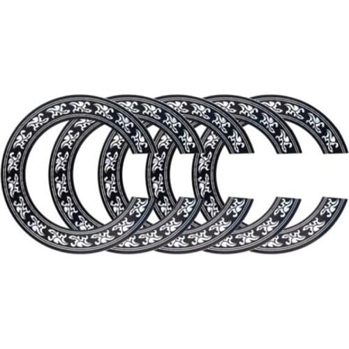 5Pcs Sound Hole Rose Decal Sticker for Acoustic Classical Guitar Parts Decoration Accessories