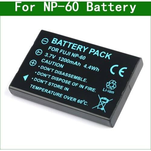 NP60 NP-60 Camera Battery For Fujifilm FinePix 50i 601 F401 F410 M603 For CASIO QV-R3 QV-R4 NP-30 For Samsung SLB-1037 SLB-1137