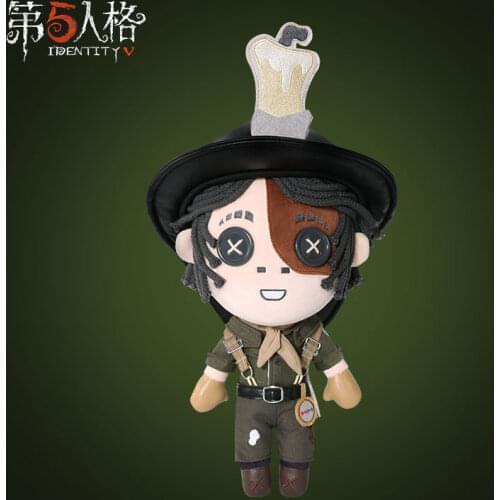 Anime Game Identity V Original Kawaii Survivor Prospector Acrobat Cosplay Plush Doll Toy Change suit Dress Up Clothing Gifts