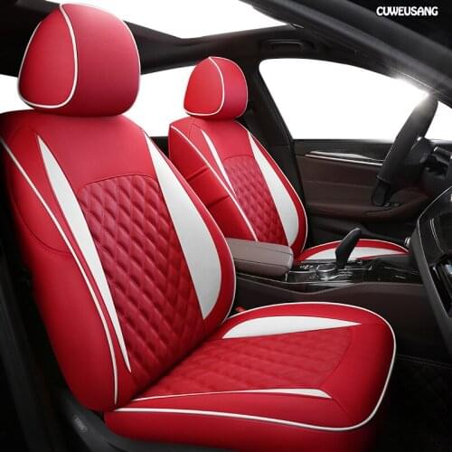 CUWEUSANG Custom Leather car seat covers For Infiniti QX50 QX56 QX80 Q70 QX60 Q50 ESQ QX30 Q50 Q70 Automobiles Seat Covers auto