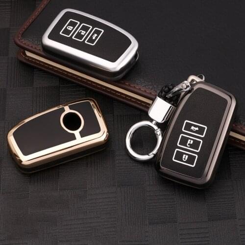 Car Key Case For Lexus NX GS RX IS ES GX LX RC 200 250 350 LS 450H 300H Decoration Protection Auto Parts Styling Accessories