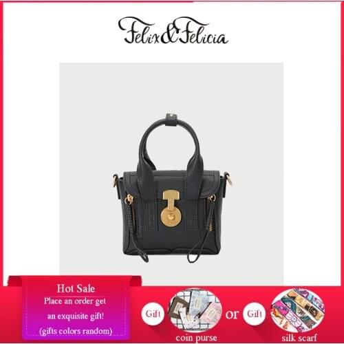 FELIX & FELICIA Brand Fashion Women Shoulder Handbags Luxury Ladies Genuine Leather Crossbody Vintage Design Tote Messenger Bags