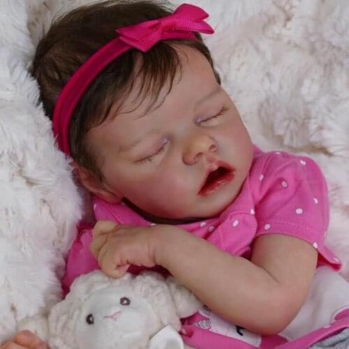 Bebe Reborn Doll 19 Inches Levi newborn babies alive Vinyl silicone doll toys for children gift detail painting npk doll