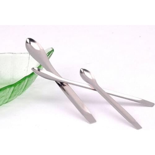 3pcs/Set Length 10/12/14cm Stainless Steel Medicinal Ladle Spoon Chemistry Experiment Pharmacy Lab Use