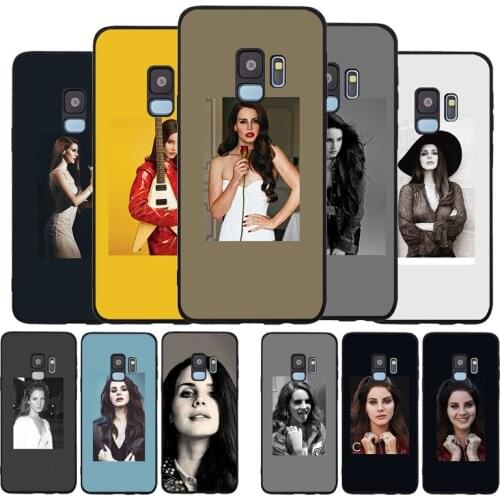 Lana Del Rey black Soft phone Case For Samsung S20 S10 S9 S8 S7 edge Plus Lite For Note 8 9 10 A6 A7 A8 A9 2018