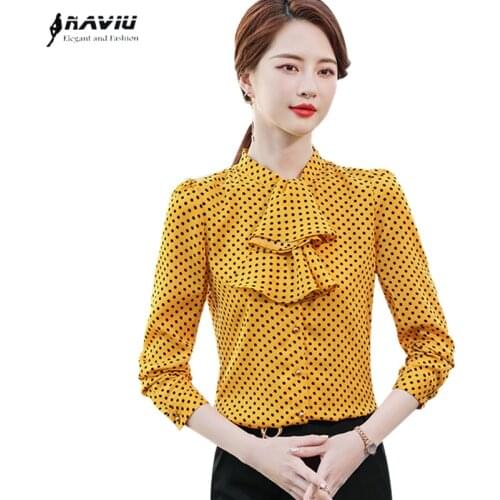 Блузки с воланом NAVIU Elegant and Fashion China At AliExpress