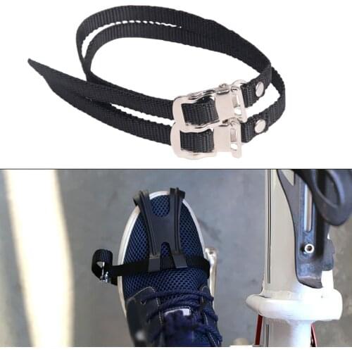 New Durable Cycling Road Mountain Bike Bicycle MTB Pedal Toe Clip Strap Belts Tool