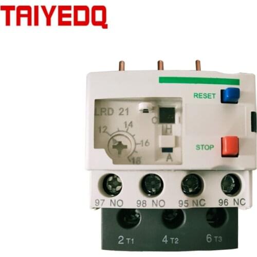 Square LRD Thermal Overload Relay CE thermal overload solid state relay LRD05C/06C/07C/08C/10C/12C/14C/16C/21C/22C/32C