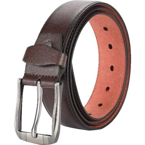 2020 3.7 cm men brown coffee GREEN RED color fashion jeans 2 rings dress Leather Belts